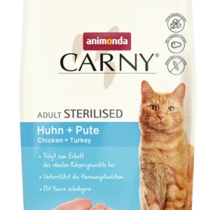 Geprüft animonda Katze Carny Trocken Sterilised Huhn & Pute 1,75 kg